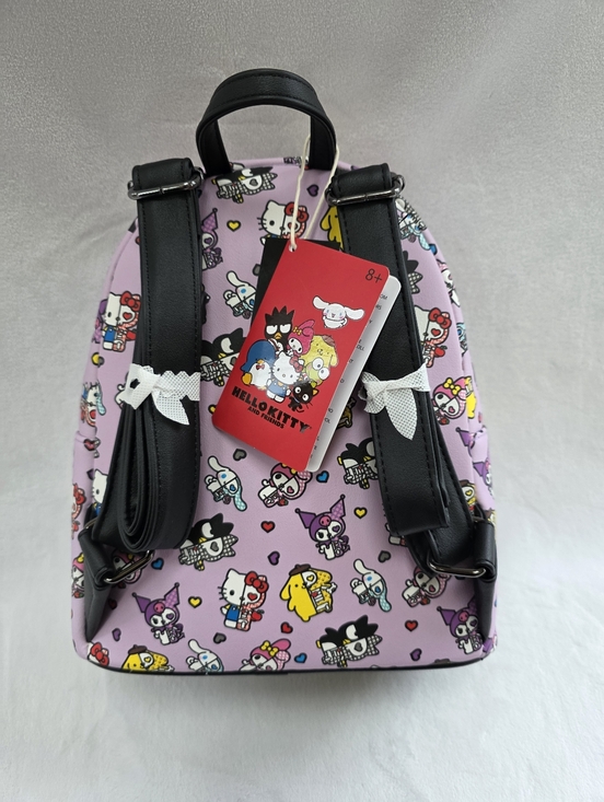 Loungefly Mini Backpack Sanrio Half Skeleton Purple Halloween & Hello Kitty main image 4